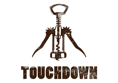 Wine corkscrew touchdown