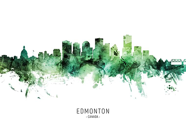 Edmonton Skyline Canada