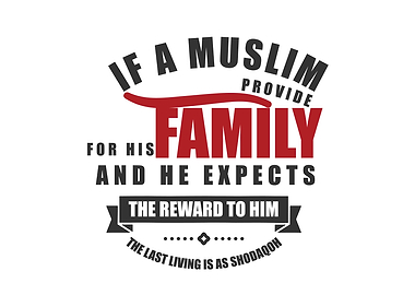 a muslim provide family