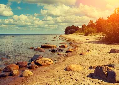 Background Bay Beach Beaut