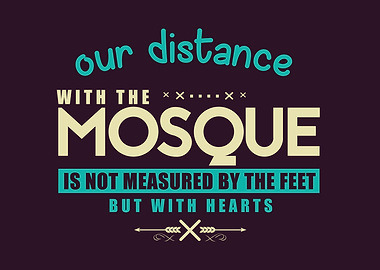 distance with the mosque