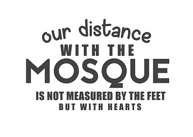 distance with the mosque