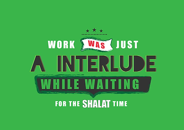 waiting for the shalat