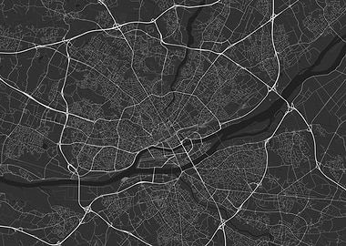 Nantes France Map