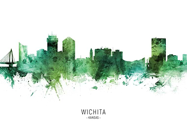 Wichita Skyline Kansas
