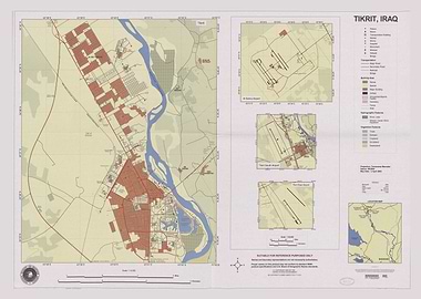 Map of Tikrit Iraq 2003