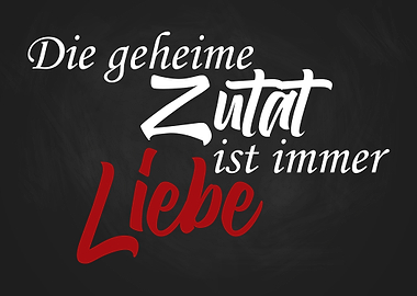 Geheime Zutat ist Liebe