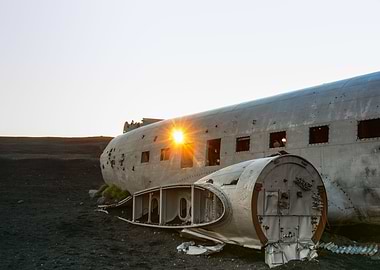 Crashed Plane on Iceland