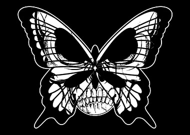 Skeleton Butterfly Emotion