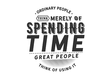merely of spending time