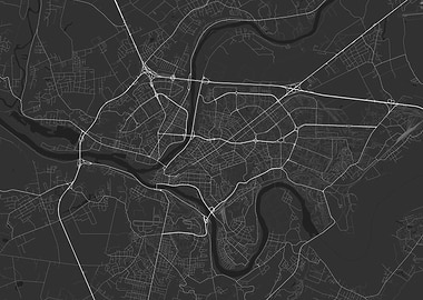 Kaunas Lithuania Map