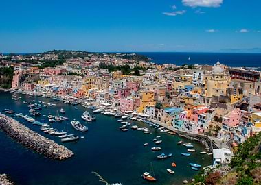 Panoramic of Procida