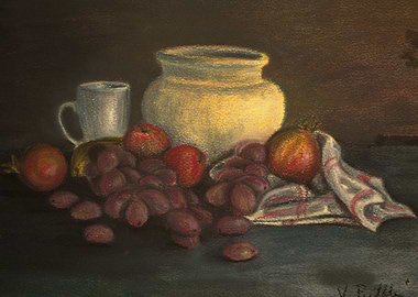 Still life with fruit