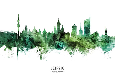 Leipzig Skyline