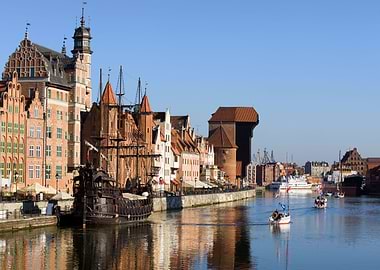 Gdansk City Skyline