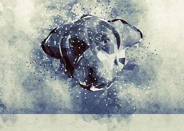 Polygon Animal Dog 04