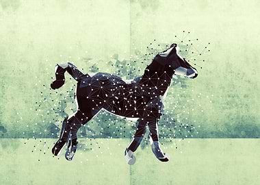 Polygon Animal Horse 0