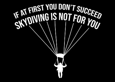 Funny Skydiving Gift For P