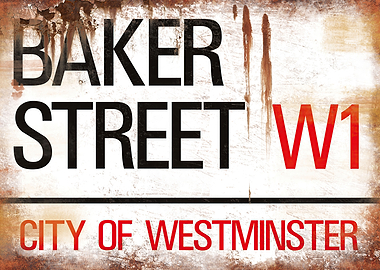 Baker Street Rusty Sign