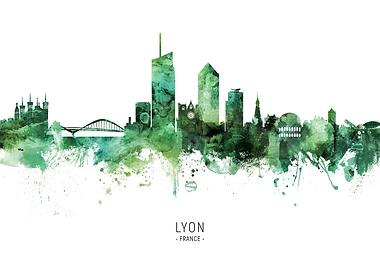 Lyon Skyline France
