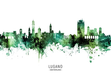 Lugano Skyline Switzerland