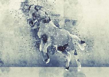 Polygon Animal Horse 0