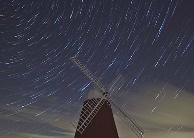Windmill Star Trails