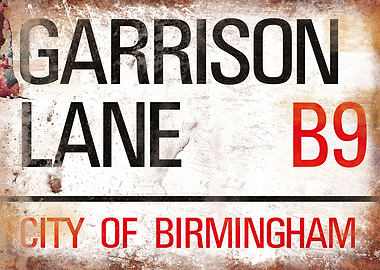 Garrison Lane Street Sign