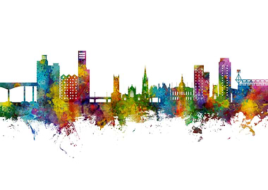 Ipswich Skyline England