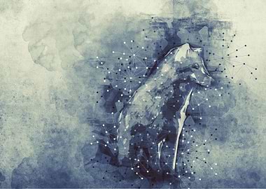 Polygon Animal Wolf 03