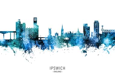 Ipswich Skyline England