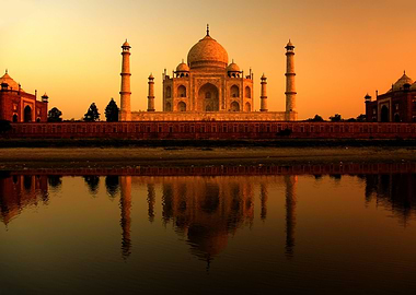 Taj Mahal Dusk