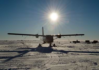 Antarctic DC3 Plane