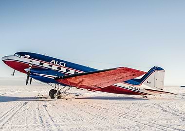 Antarctic DC3 Plane