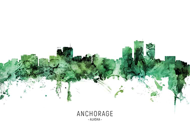 Anchorage Skyline Alaska