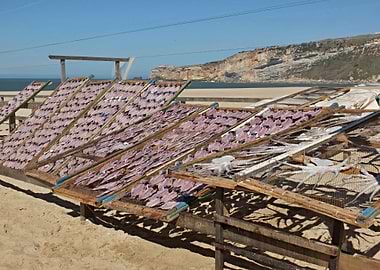 Dry fish in Nazare 02