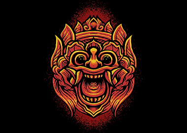 Barong mask Bali culture