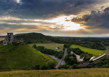 The castle and the train