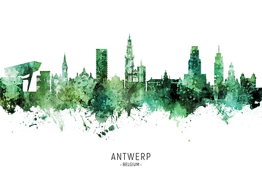 Antwerp Skyline Belgium