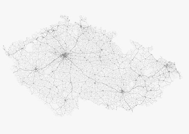 Roads of Czech Republic Ma