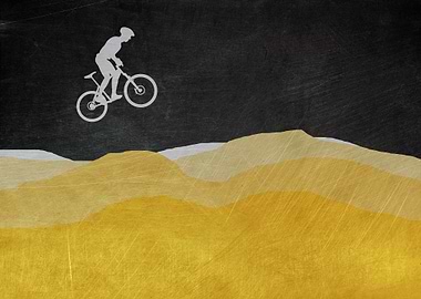 Mountain Biking Abstract