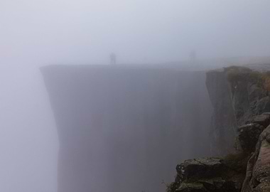 Fog over Pulpit Rock