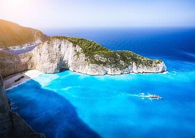 Navagio Beach Zakynthos Is