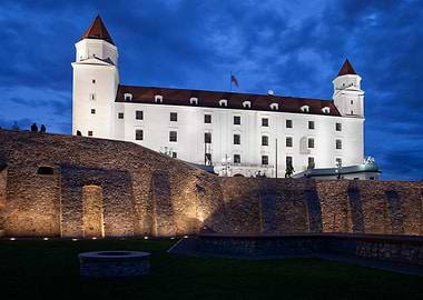 Bratislava Castle at Night
