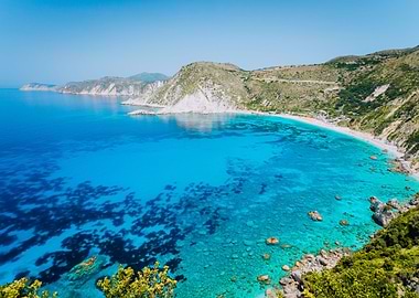 Petani Beach Panorama Seas