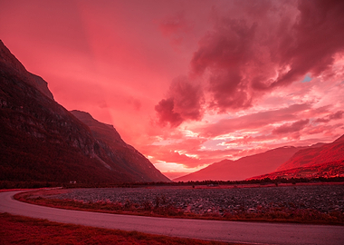 Norway Scenery Scene Sceni