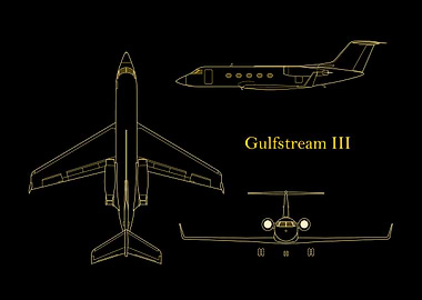 Gulfstream III Blueprint