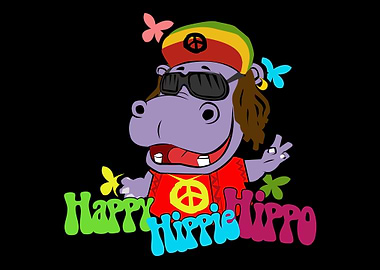 Hippie Hippo Peace