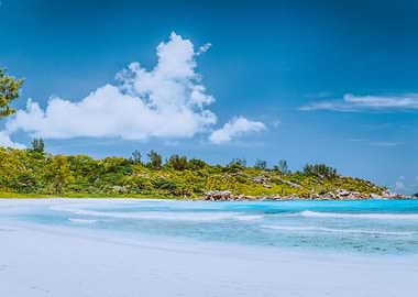 Panorama With Couple Walki