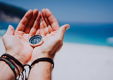 Open Hand Palms With Metal